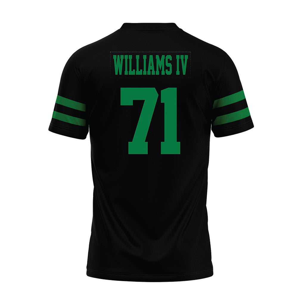 North Texas - NCAA Football : Johnny Williams IV - Black Premium Football Jersey-1
