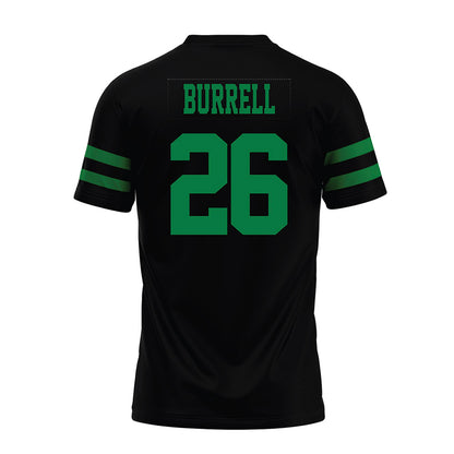 North Texas - NCAA Football : S'Maje Burrell - Black Premium Football Jersey-1