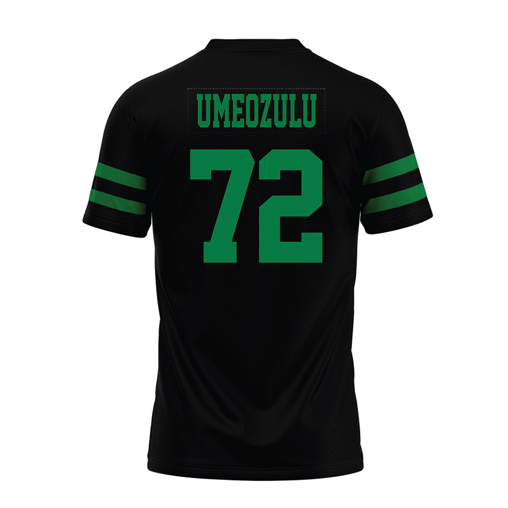 North Texas - NCAA Football : Neto Umeozulu - Black Premium Football Jersey-1
