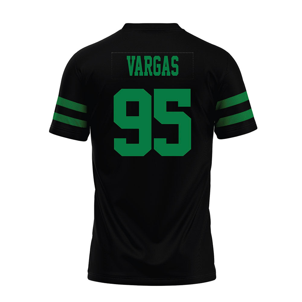North Texas - NCAA Football : Rudy Vargas - Black Premium Football Jersey-1