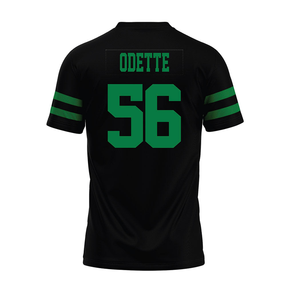 North Texas - NCAA Football : Austin Odette - Black Premium Football Jersey-1