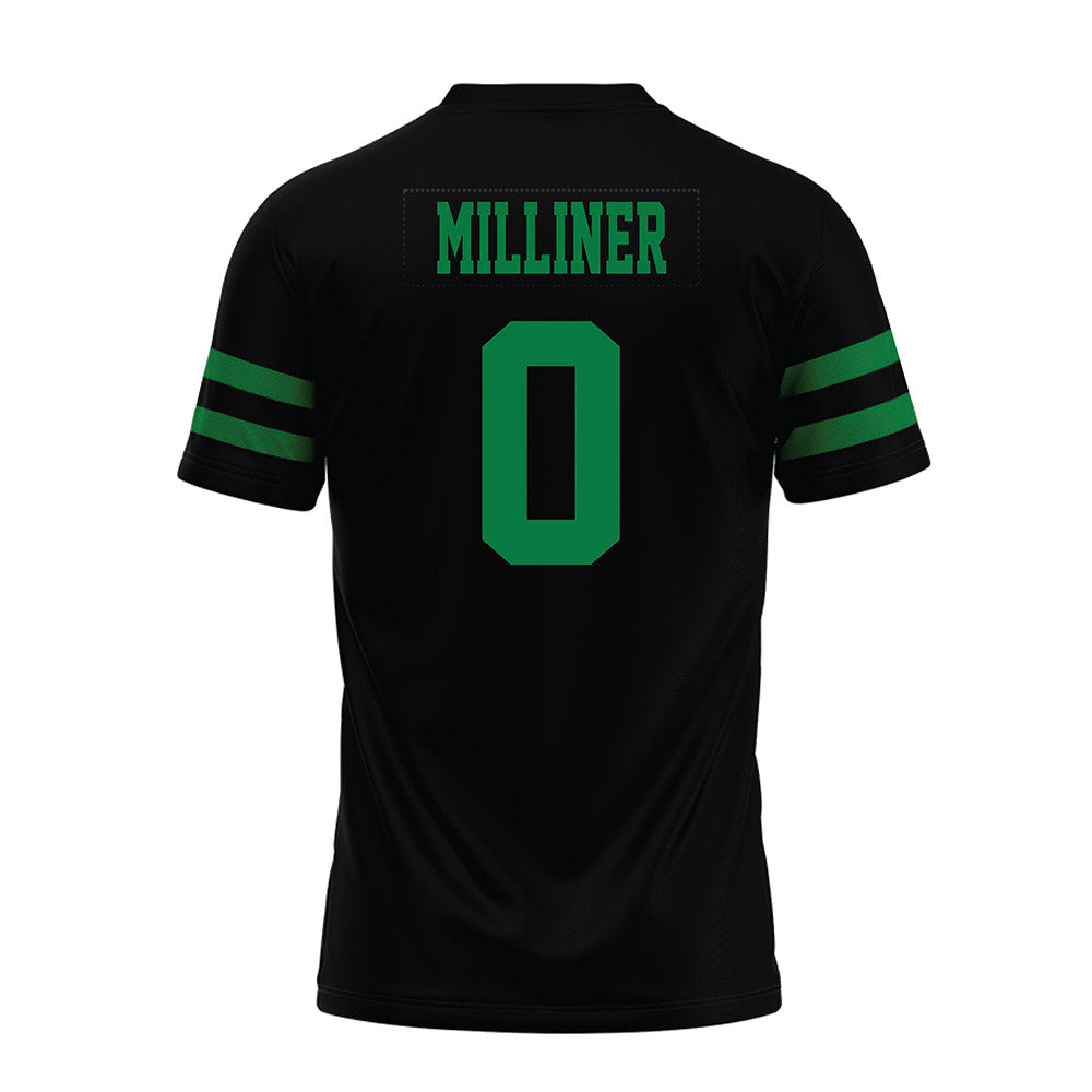 North Texas - NCAA Football : Corri Milliner - Black Premium Football Jersey-1