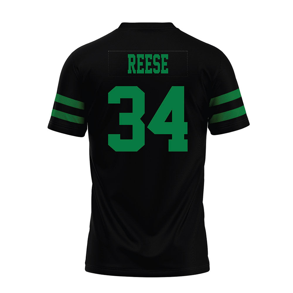 North Texas - NCAA Football : Brenden Reese - Black Premium Football Jersey-1