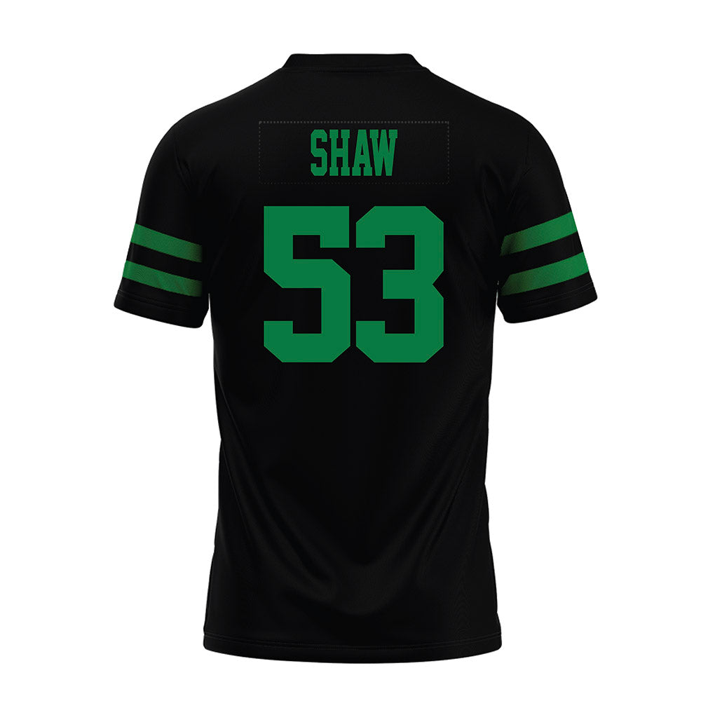 North Texas - NCAA Football : Dylan Shaw - Black Premium Football Jersey-1