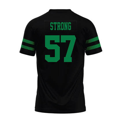 North Texas - NCAA Football : Chandler Strong - Black Premium Football Jersey-1