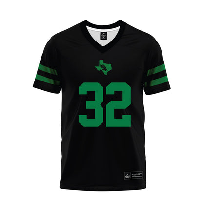North Texas - NCAA Football : Anthony Benford - Black Premium Football Jersey-0