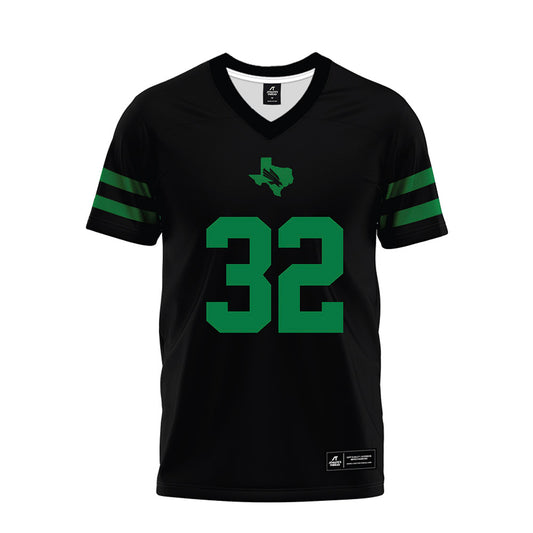 North Texas - NCAA Football : Anthony Benford - Black Premium Football Jersey-0