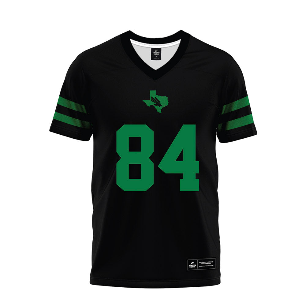 North Texas - NCAA Football : Jackson Muckelroy - Black Premium Football Jersey-0