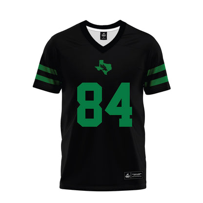 North Texas - NCAA Football : Jackson Muckelroy - Black Premium Football Jersey-0