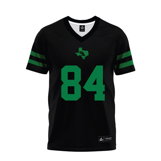 North Texas - NCAA Football : Jackson Muckelroy - Black Premium Football Jersey-0