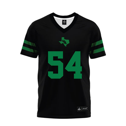 North Texas - NCAA Football : Henry Fenuku - Black Premium Football Jersey-0