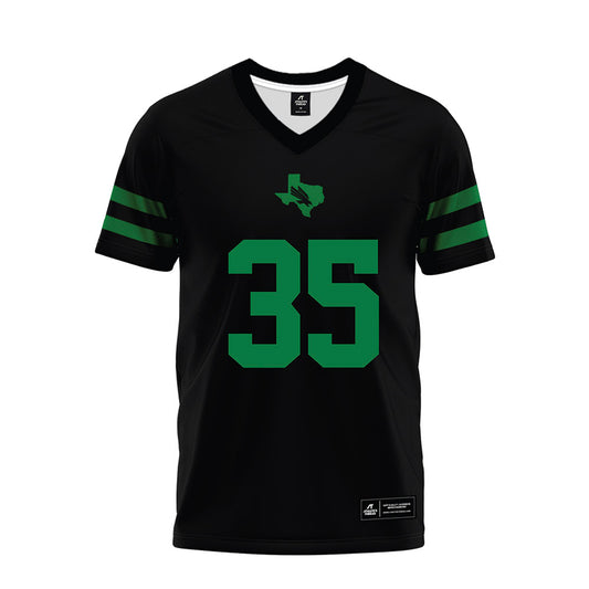 North Texas - NCAA Football : Kaeden Swann - Black Premium Football Jersey-0