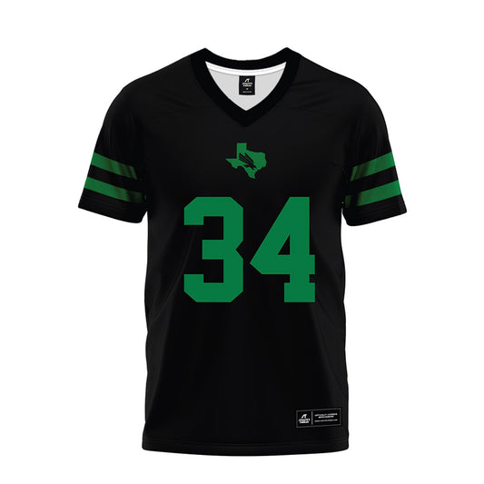 North Texas - NCAA Football : Brenden Reese - Black Premium Football Jersey-0