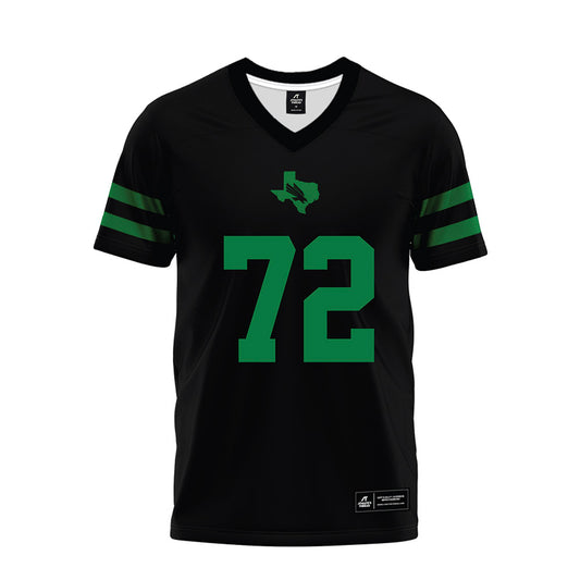 North Texas - NCAA Football : Neto Umeozulu - Black Premium Football Jersey-0