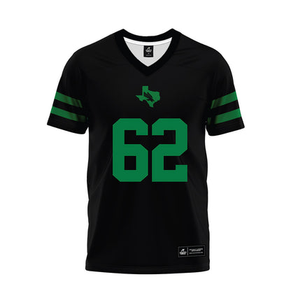 North Texas - NCAA Football : Amarion Berry - Black Premium Football Jersey-0