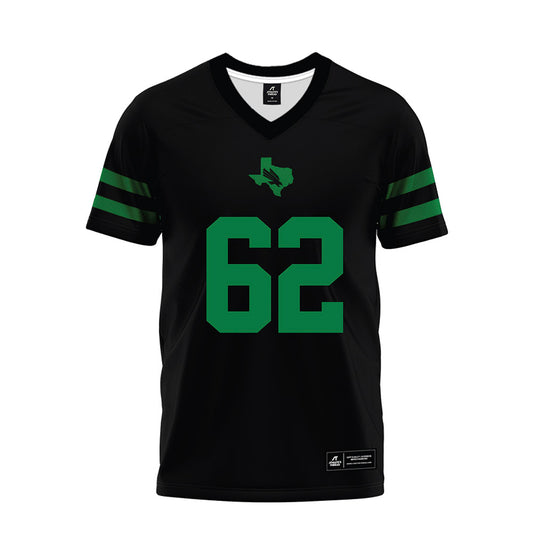 North Texas - NCAA Football : Amarion Berry - Black Premium Football Jersey-0