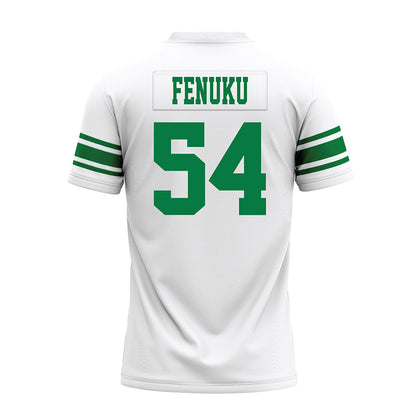 North Texas - NCAA Football : Henry Fenuku - White Premium Football Jersey-1