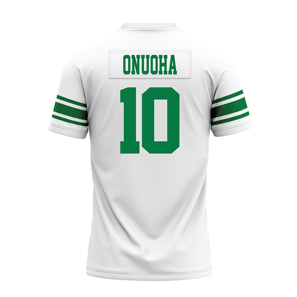 North Texas - NCAA Football : David Onuoha - White Premium Football Jersey-1