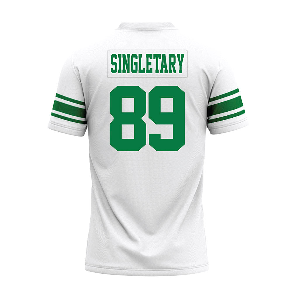 North Texas - NCAA Football : Jerious Singletary - White Premium Football Jersey-1