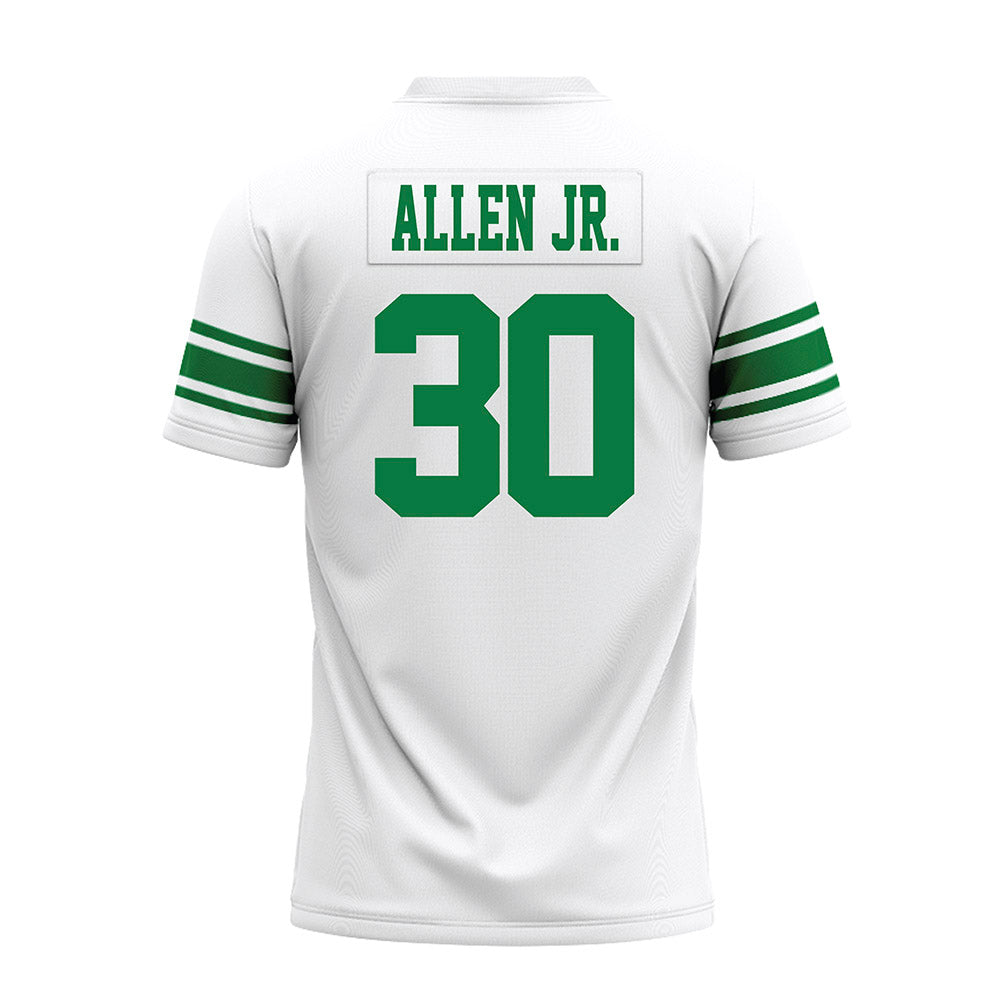North Texas - NCAA Football : BJ Allen Jr. - White Premium Football Jersey-1