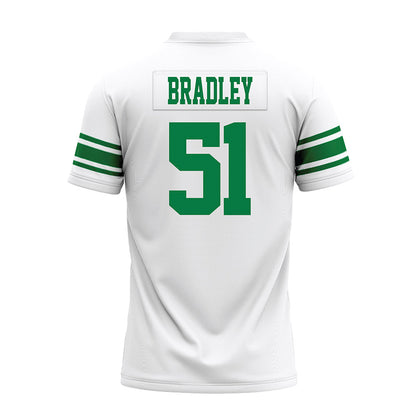 North Texas - NCAA Football : Keelene Bradley - White Premium Football Jersey-1