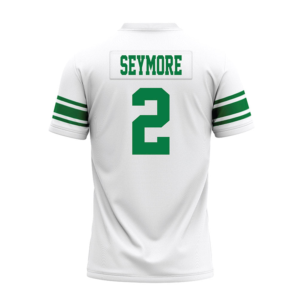 North Texas - NCAA Football : Taye Seymore - White Premium Football Jersey-1