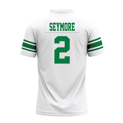 North Texas - NCAA Football : Taye Seymore - White Premium Football Jersey-1