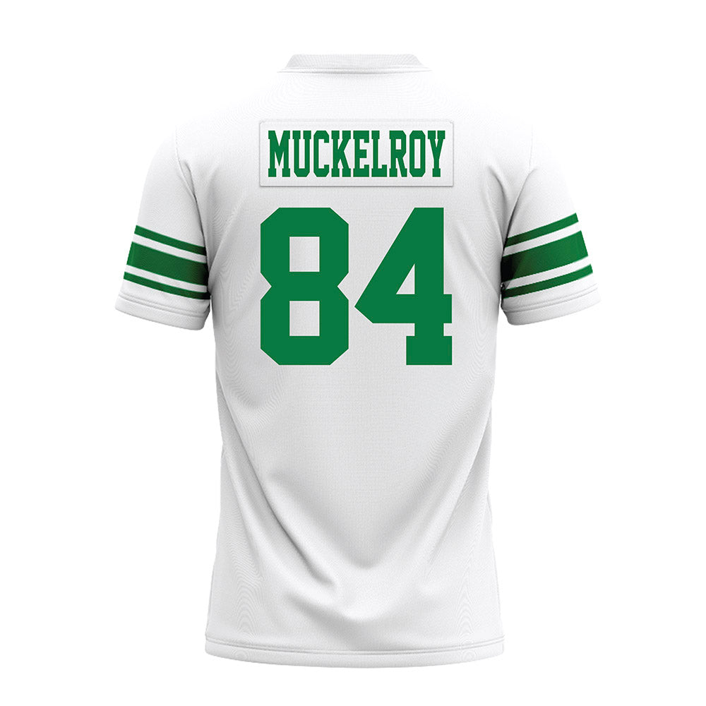 North Texas - NCAA Football : Jackson Muckelroy - White Premium Football Jersey-1