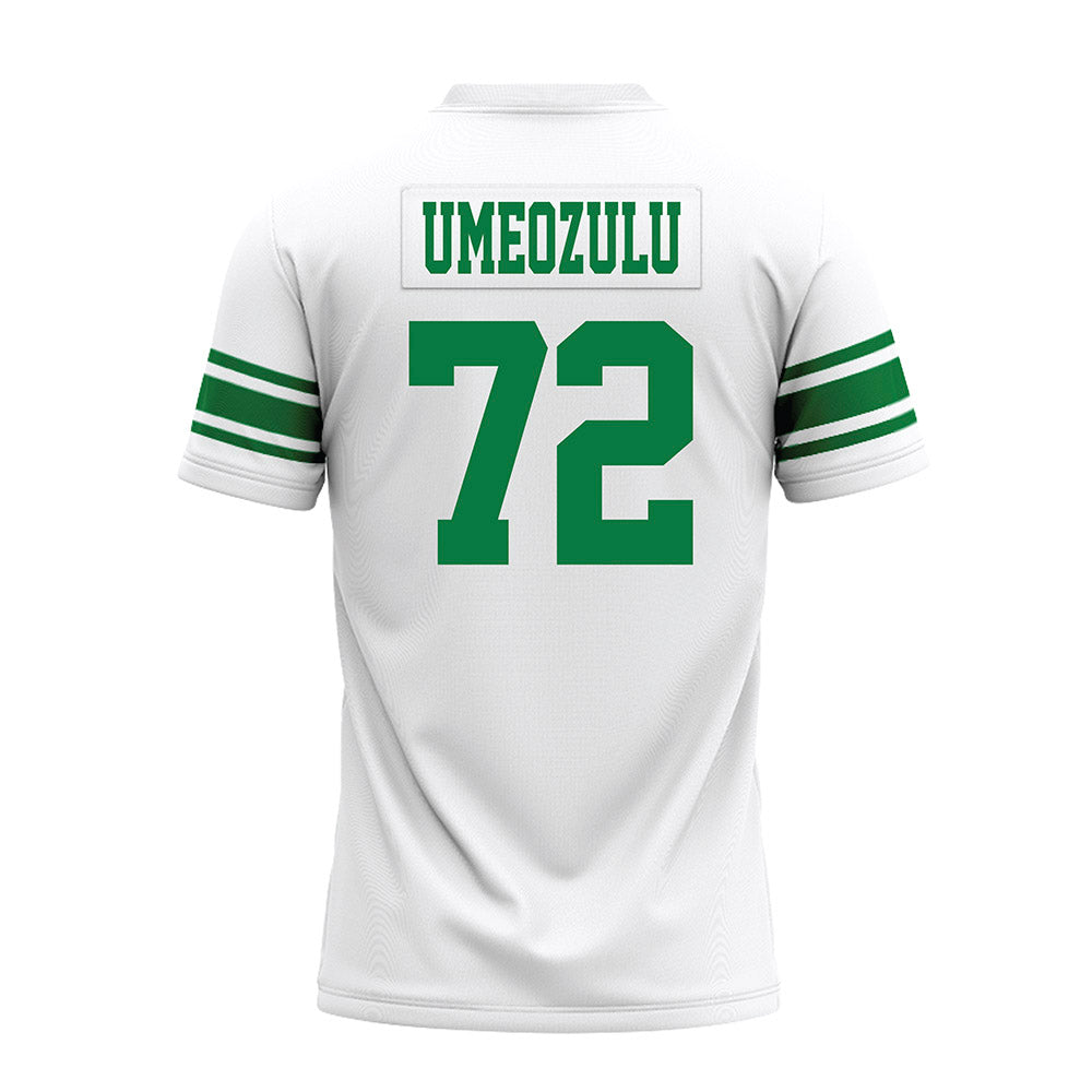 North Texas - NCAA Football : Neto Umeozulu - White Premium Football Jersey-1