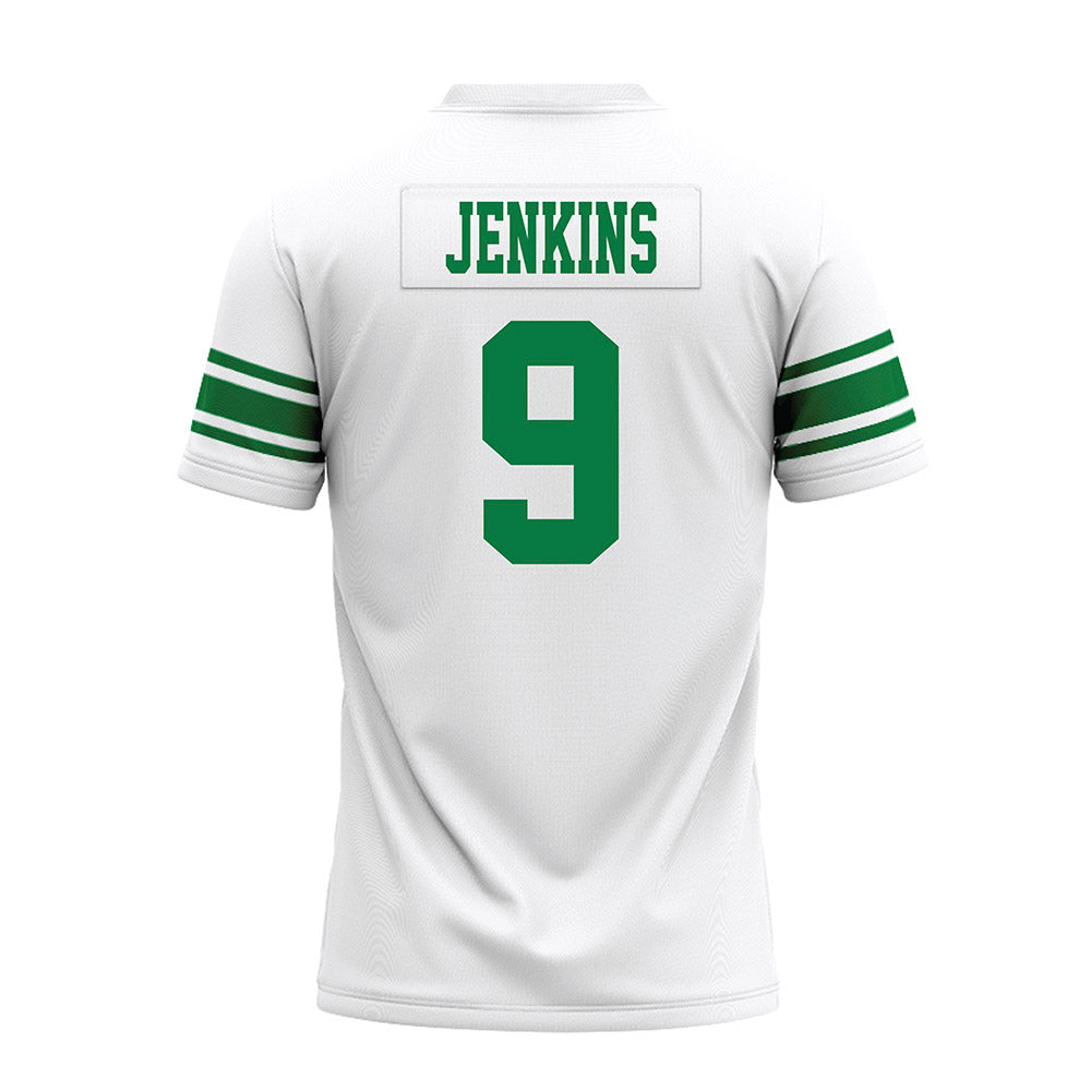 North Texas - NCAA Football : Cameren Jenkins - White Premium Football Jersey-1