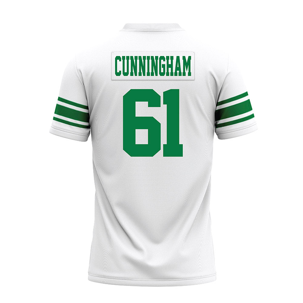 North Texas - NCAA Football : Drew Cunningham - White Premium Football Jersey-1
