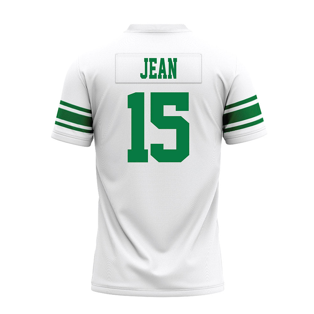 North Texas - NCAA Football : Andy Jean - White Premium Football Jersey-1