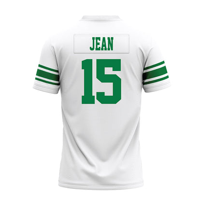North Texas - NCAA Football : Andy Jean - White Premium Football Jersey-1