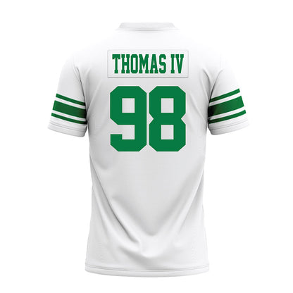 North Texas - NCAA Football : Curlee Thomas IV - White Premium Football Jersey-1