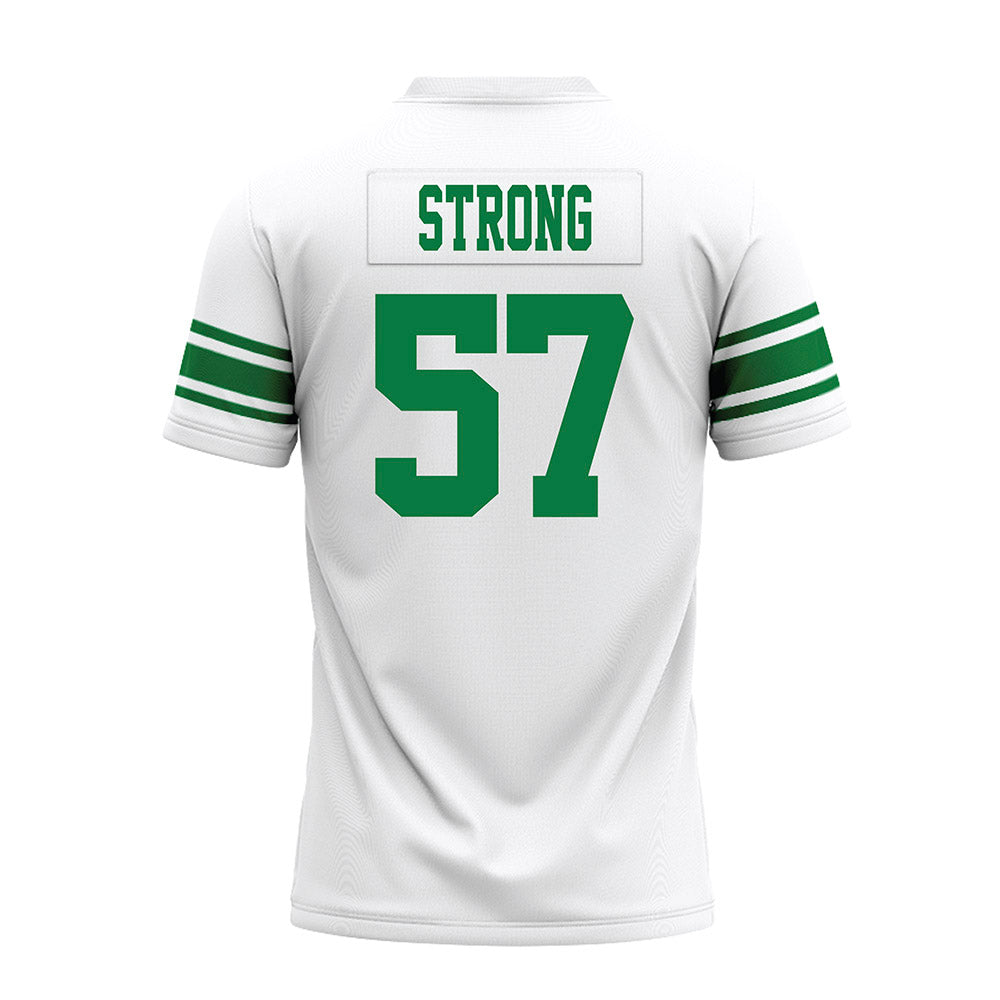 North Texas - NCAA Football : Chandler Strong - White Premium Football Jersey-1