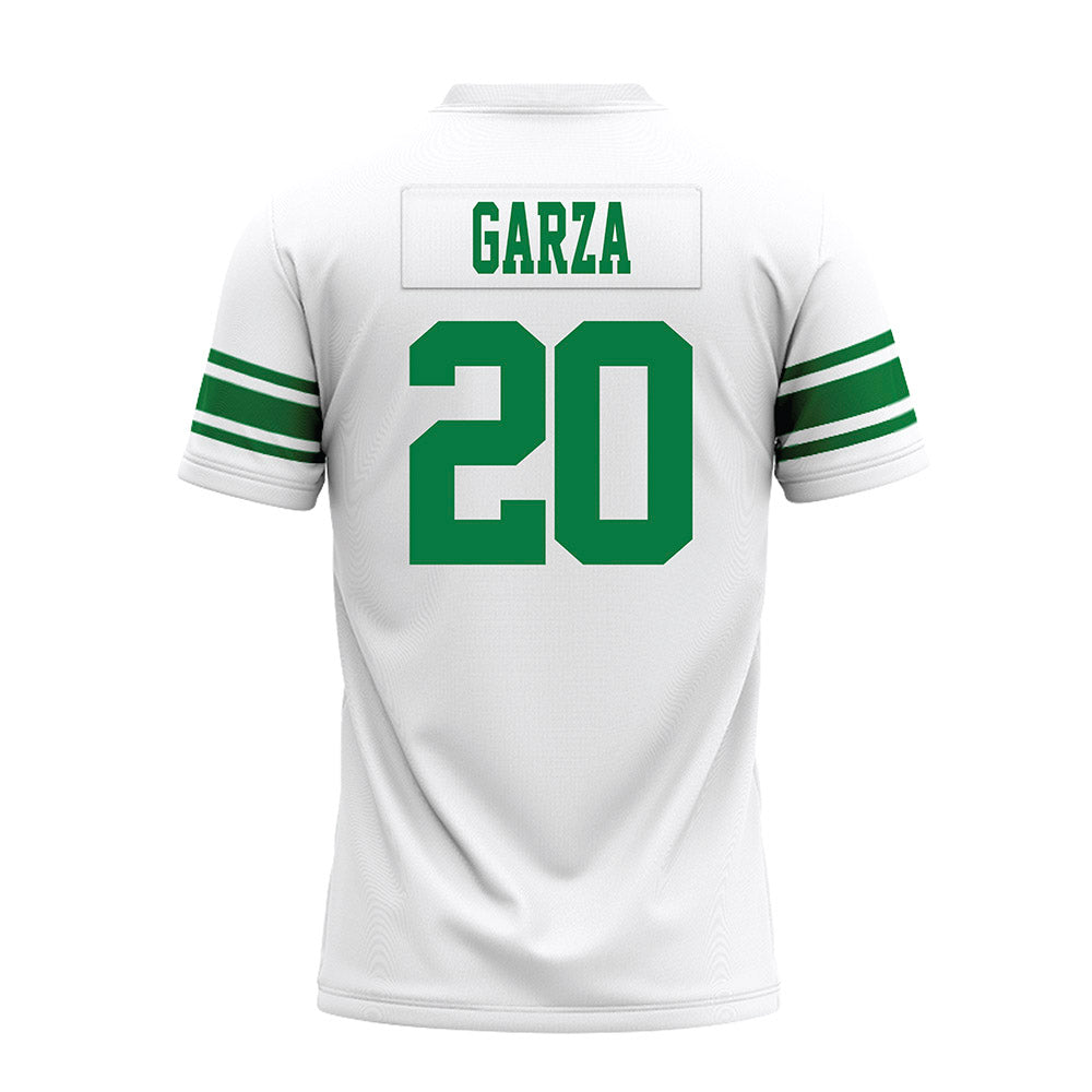 North Texas - NCAA Football : Bryce Garza - White Premium Football Jersey-1