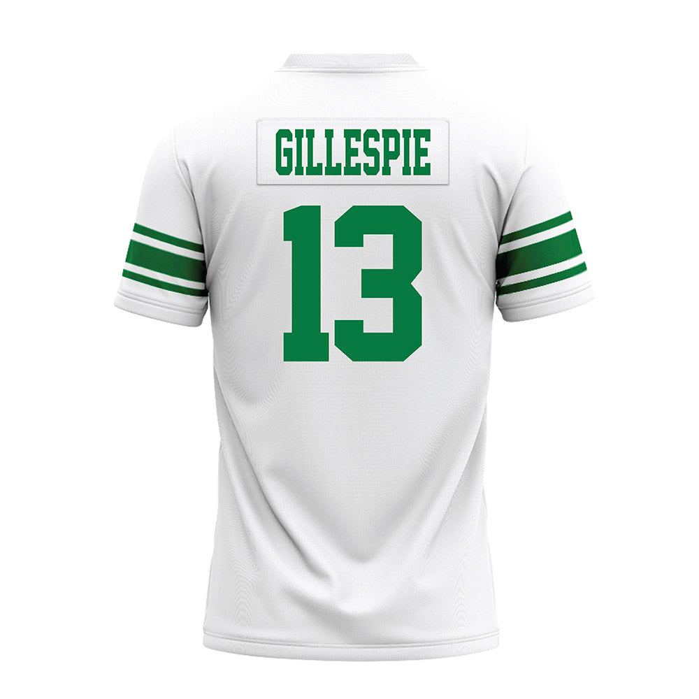 North Texas - NCAA Football : Graham Gillespie - White Premium Football Jersey-1