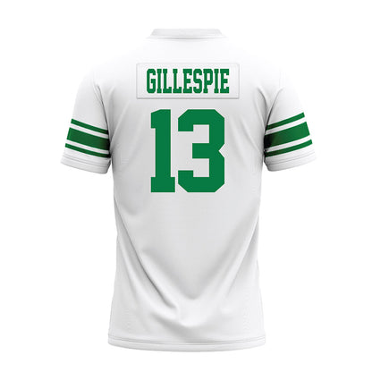 North Texas - NCAA Football : Graham Gillespie - White Premium Football Jersey-1