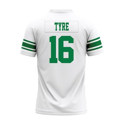 North Texas - NCAA Football : James Tyre - White Premium Football Jersey-1