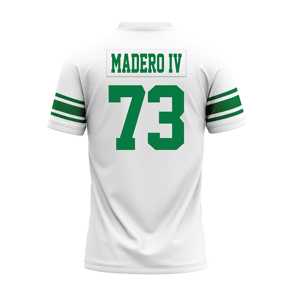 North Texas - NCAA Football : Julio Madero IV - White Premium Football Jersey-1