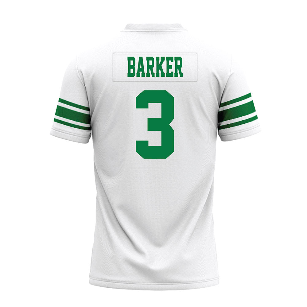 North Texas - NCAA Football : Zakye Barker - White Premium Football Jersey-1