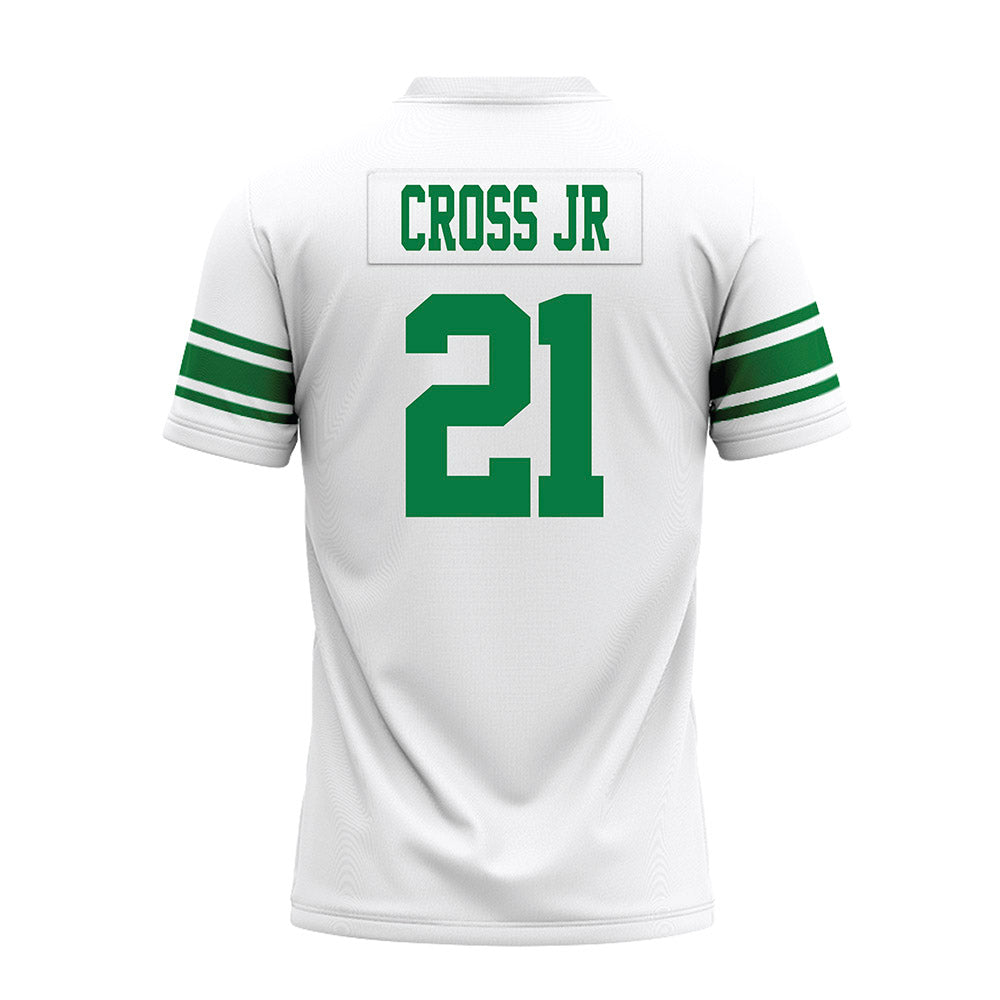 North Texas - NCAA Football : Jason Cross Jr - White Premium Football Jersey-1