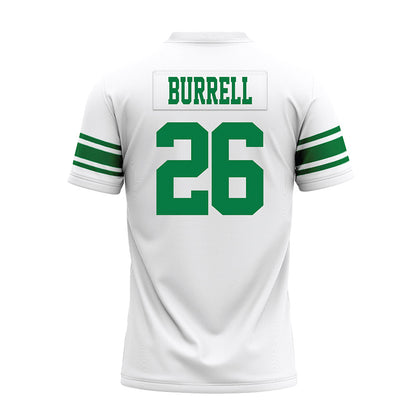 North Texas - NCAA Football : Smaje Burrell - White Premium Football Jersey-1