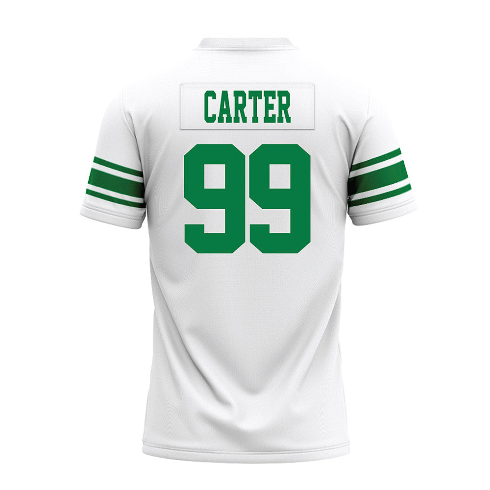North Texas - NCAA Football : Avion Carter - White Premium Football Jersey-1