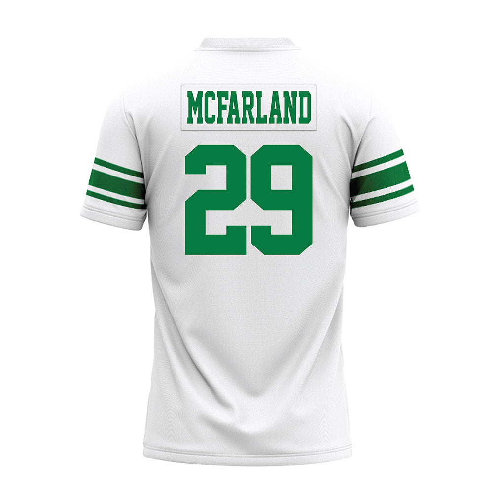 North Texas - NCAA Football : Kamdon McFarland - White Premium Football Jersey-1