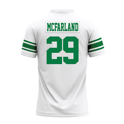 North Texas - NCAA Football : Kamdon McFarland - White Premium Football Jersey-1