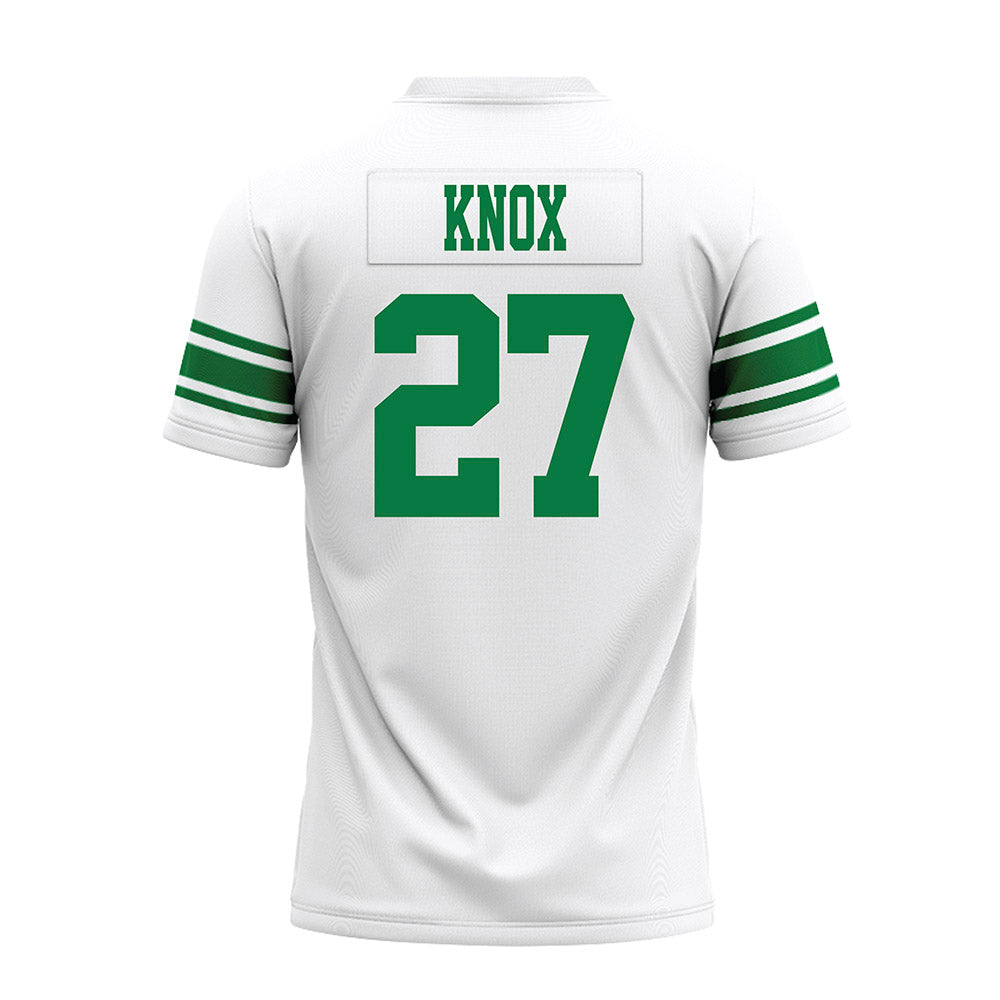 North Texas - NCAA Football : Julian Knox - White Premium Football Jersey-1