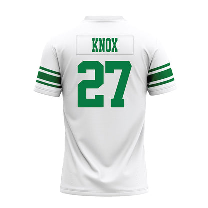 North Texas - NCAA Football : Julian Knox - White Premium Football Jersey-1