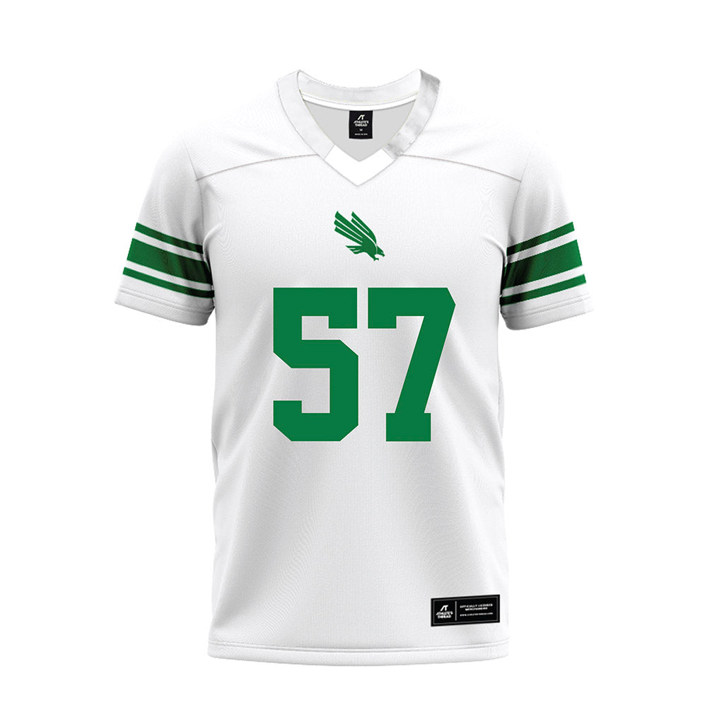 North Texas - NCAA Football : Chandler Strong - White Premium Football Jersey-0