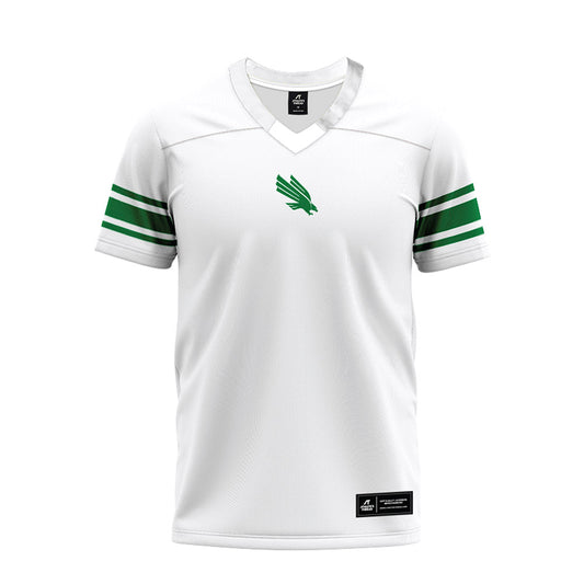 North Texas - NCAA Football : Luke Crudgington - White Premium Football Jersey-0